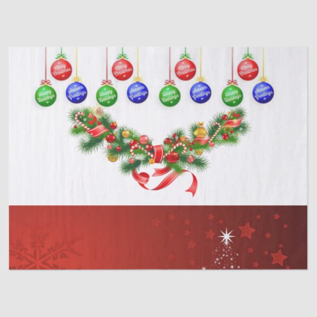 Christmas Tissue Paper (Front)