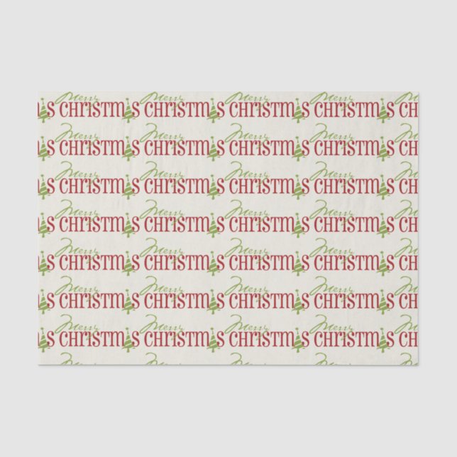 Christmas Tissue Paper (Front)