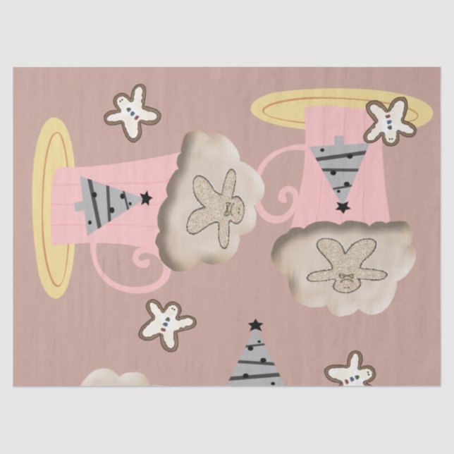 Christmas Tissue Paper Cappuccino Coffee  (Front)