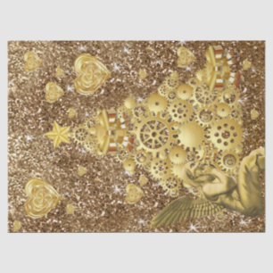 Christmas Tissue Paper Gold Angel
