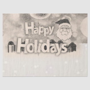 Christmas Tissue Paper, Happy Holidays Tissue Paper