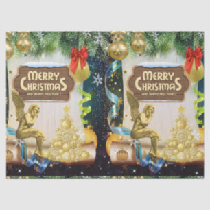 Christmas Tissue Paper, Merry Christmas, Angel Paper