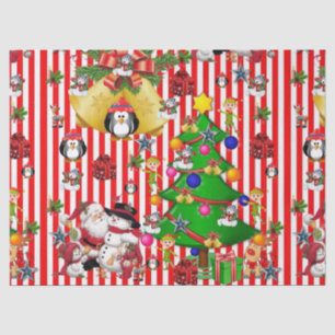 Christmas Tissue Paper Penguin