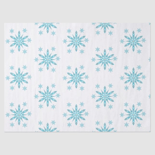 Christmas Tissue Paper, Snowflake Paper (Front)