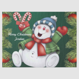 Christmas Tissue Paper, Snowman Tissue Paper