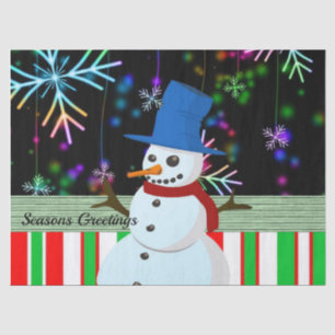 Christmas Tissue Paper, Snowman Tissue Paper