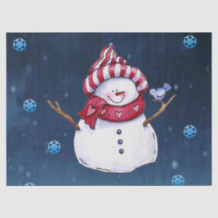 Christmas Tissue Paper, Snowman Tissue Paper