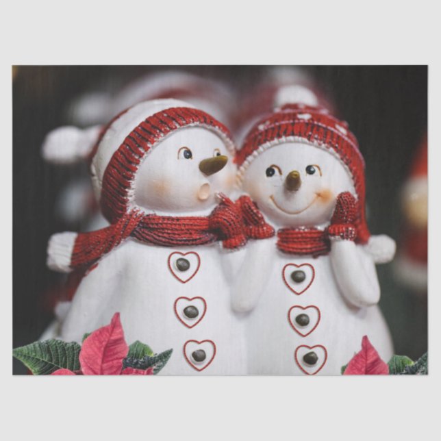 Christmas Tissue Paper, Snowman Tissue Paper (Front)