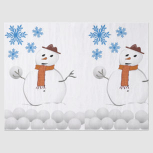 Christmas Tissue Paper, Snowman Tissue Paper