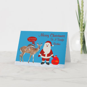 Christmas to Brother Greeting Card