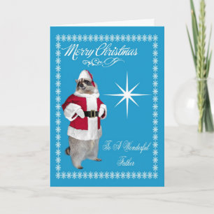 Christmas To Father Greeting Card