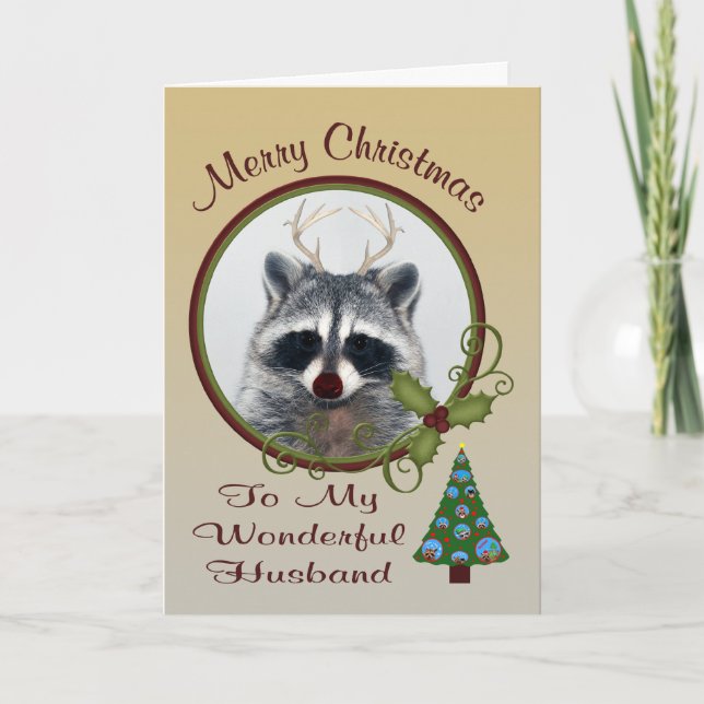 Christmas To Husband Greeting Card (Front)