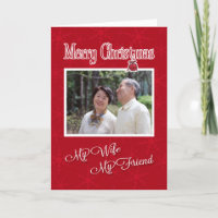 Christmas, to My Wife- Photo card template