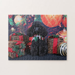 Christmas - Toby - Poodle Jigsaw Puzzle