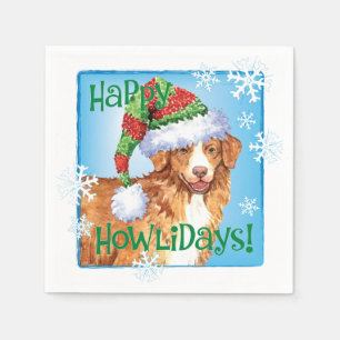 Christmas Toller Napkin