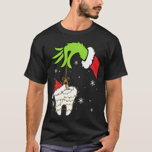 Christmas Tooth Dentist Dental Assistant Teeth T-Shirt