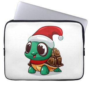 Christmas tortoise laptop sleeve