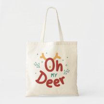 Christmas tote bag