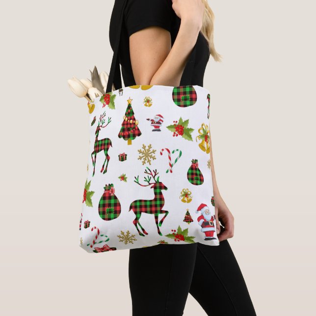 Christmas Tote Bag (Close Up)
