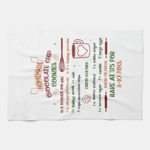 Christmas Towel with Chocolate Chip Recipe
