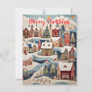 Christmas Town Holiday Card