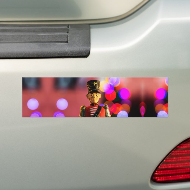 Christmas toy soldier figurine SlipperyJoe gay pri Bumper Sticker (On Car)