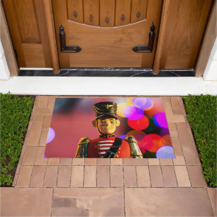 Christmas toy soldier figurine SlipperyJoe gay pri Doormat