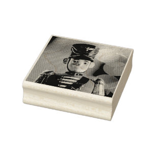 Christmas toy soldier figurine SlipperyJoe gay pri Rubber Stamp