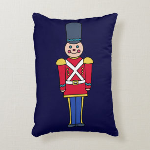 Christmas Toy Soldier Throw Pillow 