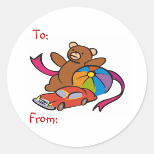 Christmas toys - Gift Tags