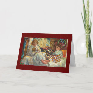 Christmas toys holiday card