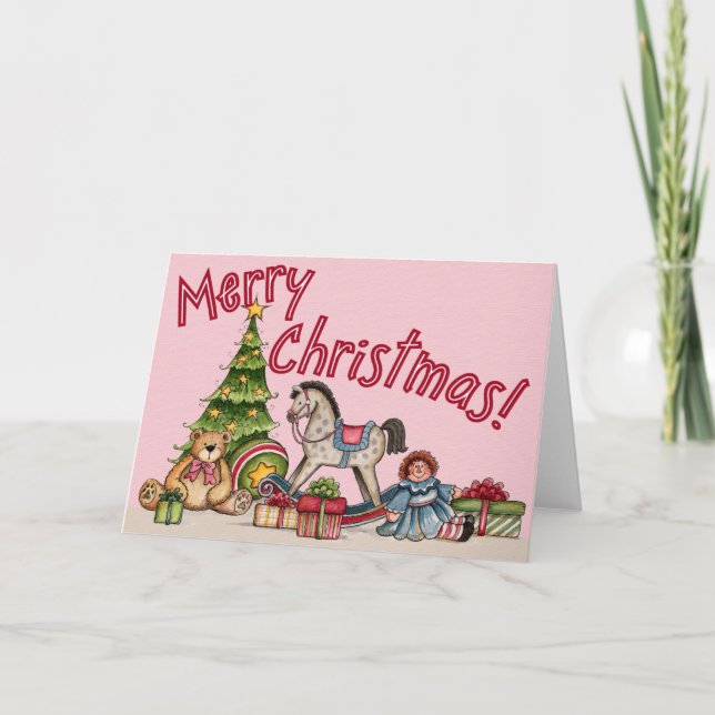 Christmas Toys Holiday Card (Front)