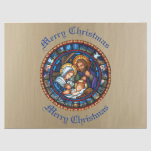 Christmas Traditional Nativity Scene  Tissue Paper
