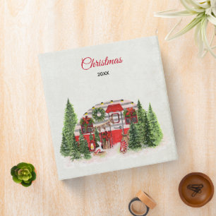  Christmas Trailer Camper Outdoorsy Theme Binder