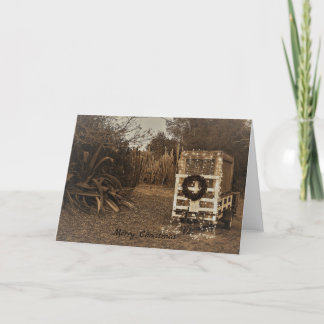 Christmas trailer holiday card