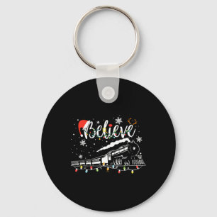 Christmas Train Christmas Believe Polar Express Xm Keychain