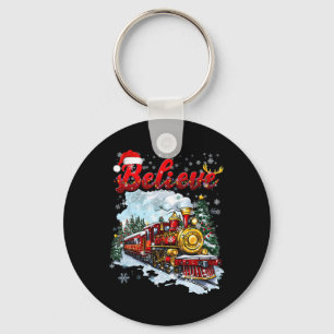 Christmas Train Christmas Believe Polar Express Xm Keychain