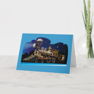 Christmas Train Holiday Card
