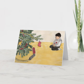 Christmas Trains Holiday Card