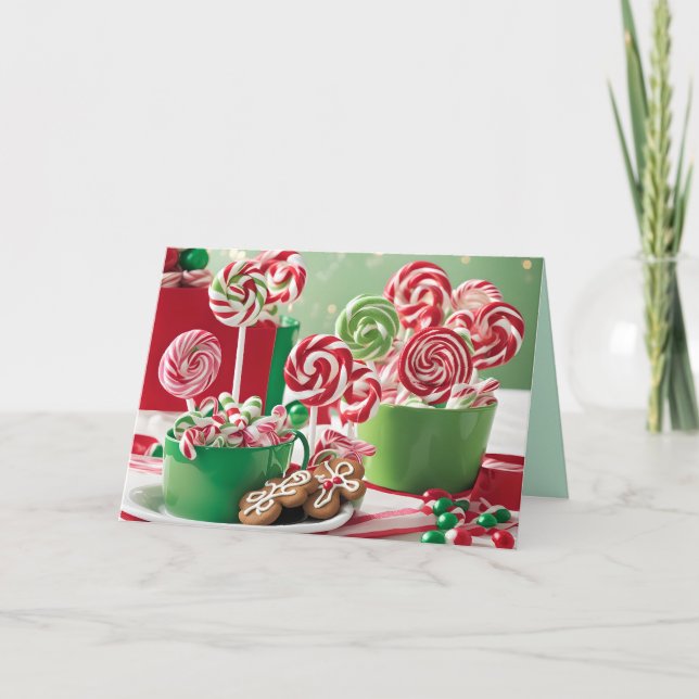 christmas treats greeting card (Front)