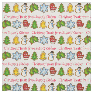 Christmas Treats Homemade Sugar Cookies Baked By Fabric