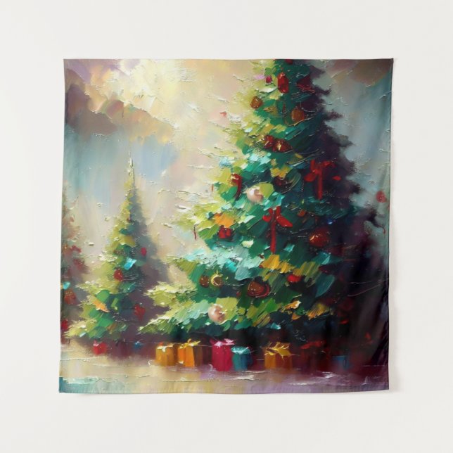 Christmas Tree 2 Tapestry (Front)