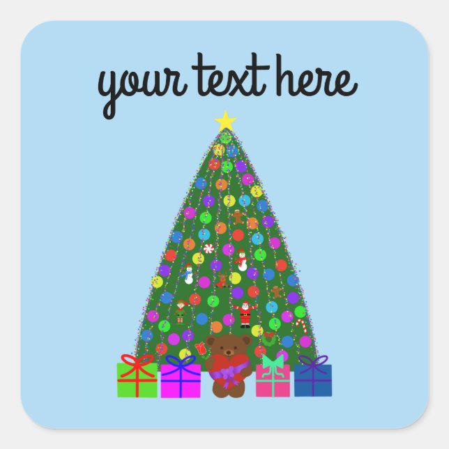 Christmas Tree #3 Stickers (Front)