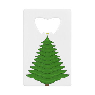 Christmas tree 40 credit card bottle opener
