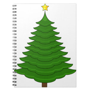 Christmas tree 40 notebook