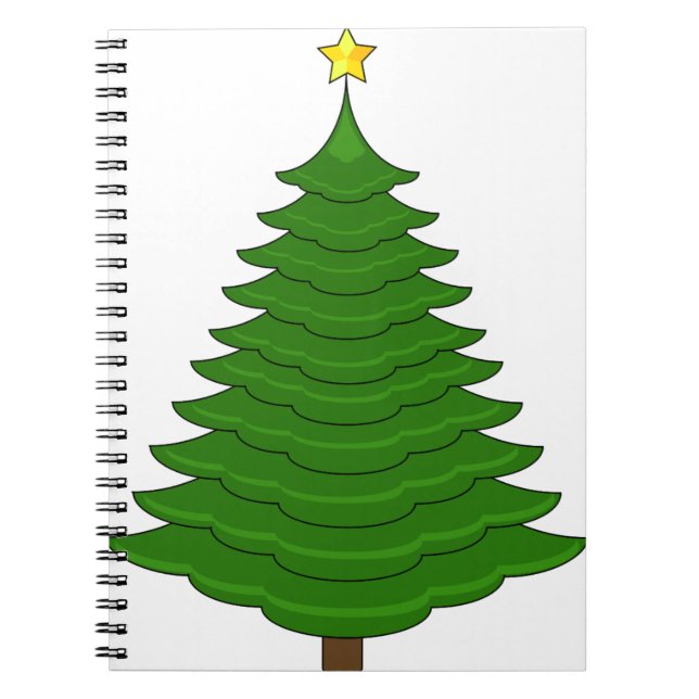 Christmas tree 40 notebook (Front)