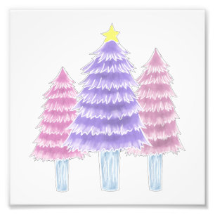 christmas tree  45 photo print
