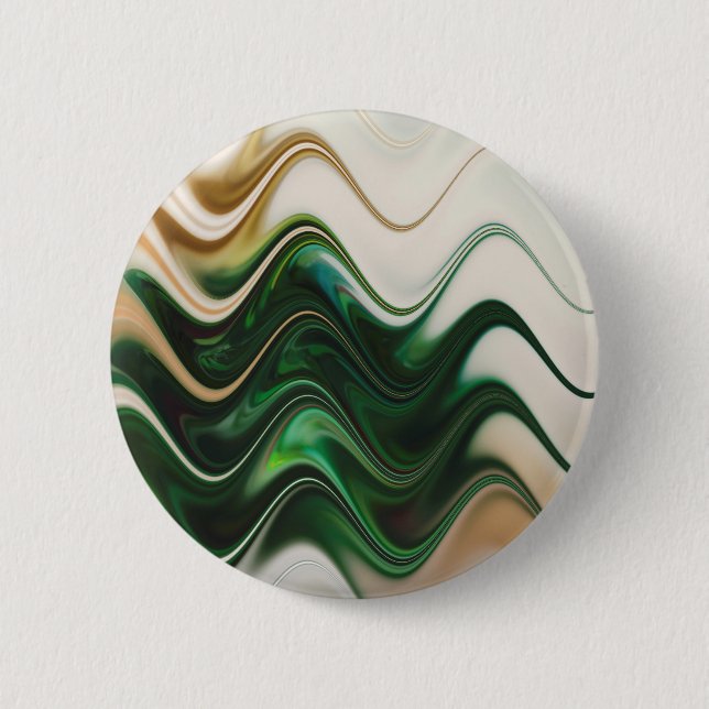 Christmas Tree Abstract 2 Inch Round Button (Front)