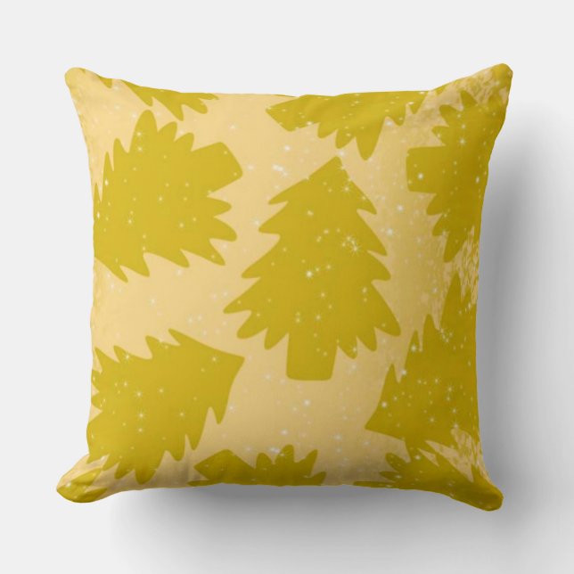 Christmas Tree Accent Pillow (Front)