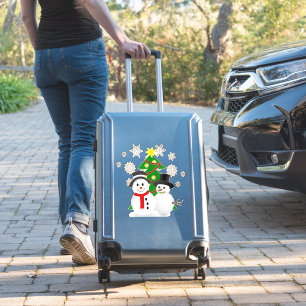 Christmas Tree and Snowman 